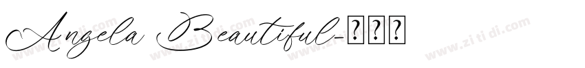 Angela Beautiful字体转换